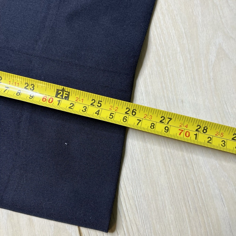 Brooks Brothers 1818 Madison Fit Pants Men Size 40x26 Blue Wool Pants - Picture 14 of 15